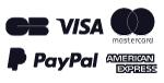 Carte bancaire Visa, Mastercard, Paypal